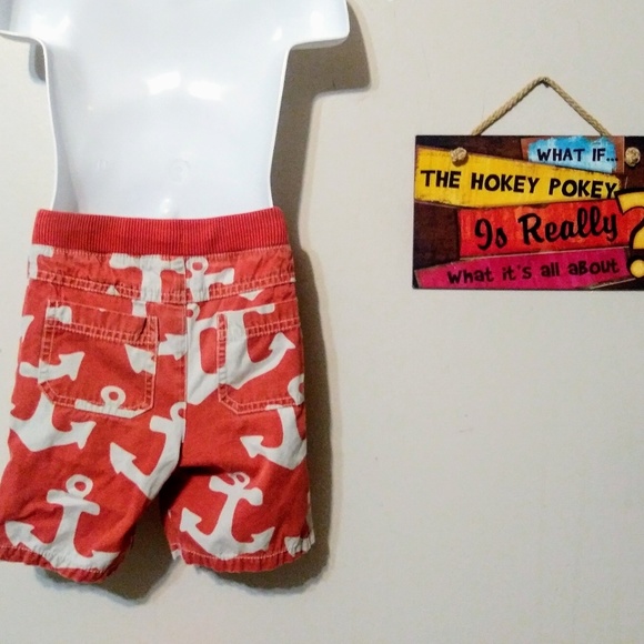 Mini Boden 18-24m Anchors Aweigh Board Shorts - Picture 2 of 2